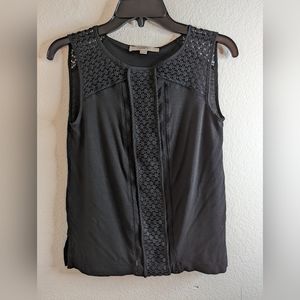 Ann Taylor Loft Black Tank Top